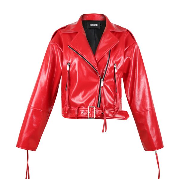 2020 spring red patent shiny leather jacket women bright surface small coat locomotive female glossy leather biker coat hr5032, Black
2020 spring red patent shiny leather jacket women bright surface small coat locomotive female glossy leather biker coat hr5032, Black