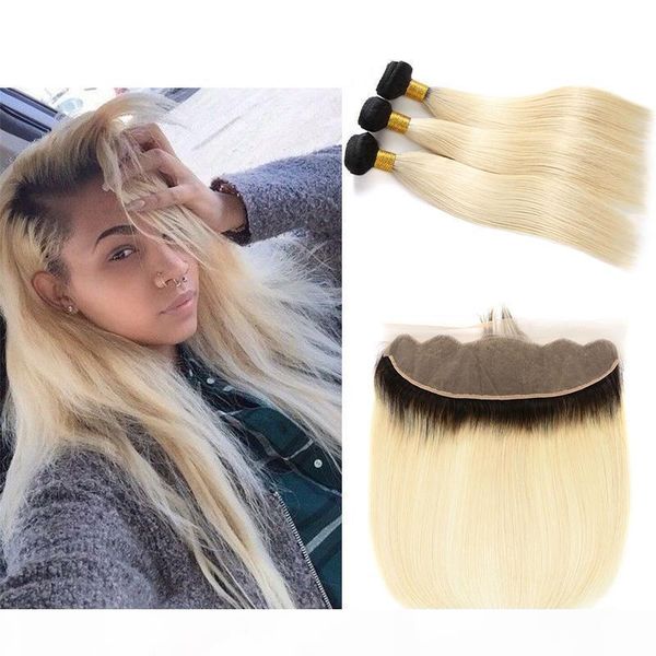 brazilian virgin 1b 613 ombre blonde human hair weave 3 bundles with 13*4 ear to ear part lace frontal closure hair extension, Black;brown
brazilian virgin 1b 613 ombre blonde human hair weave 3 bundles with 13*4 ear to ear part lace frontal closure hair extension, Black;brown