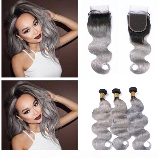 brazilian human grey hair weave with lace closure silver grey body wave hair bundles with lace closure two tone ombre human hair bundles, Black;brown
brazilian human grey hair weave with lace closure silver grey body wave hair bundles with lace closure two tone ombre human hair bundles, Black;brown