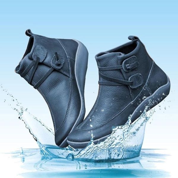зимняя женская обувь водонепроницаемой vintage leather boots flat водонепроницаемая обувь зима круглый toe ботильоны # 3, Black
зимняя женская обувь водонепроницаемой vintage leather boots flat водонепроницаемая обувь зима круглый toe ботильоны # 3, Black