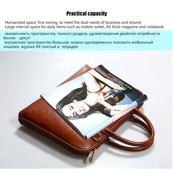 men business shoulder messenger bags fashion women briefcase genuine leather lapcomputer bagfemale office leather handbag
men business shoulder messenger bags fashion women briefcase genuine leather lapcomputer bagfemale office leather handbag