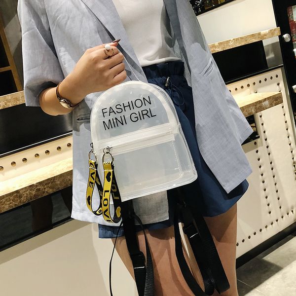 mini girls backpack transparent women backpacks pvc bag teenager student school bagpack travel bag mochila feminina
mini girls backpack transparent women backpacks pvc bag teenager student school bagpack travel bag mochila feminina