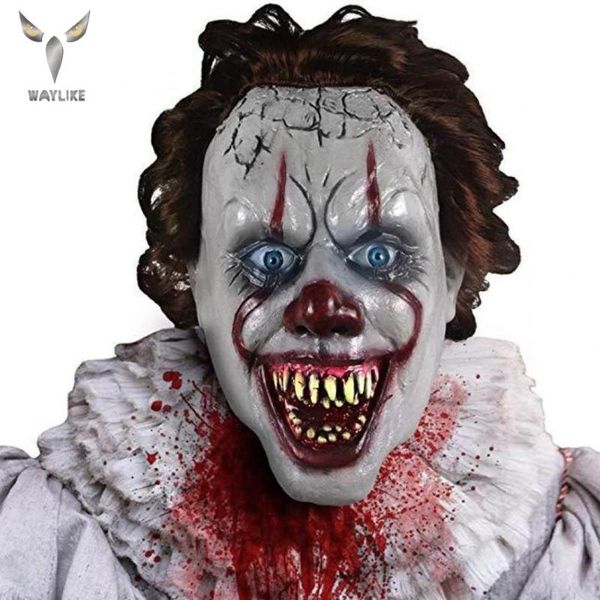 party masks waylike horror clown mask halloween costume creepy scary decoration props pennywise
party masks waylike horror clown mask halloween costume creepy scary decoration props pennywise