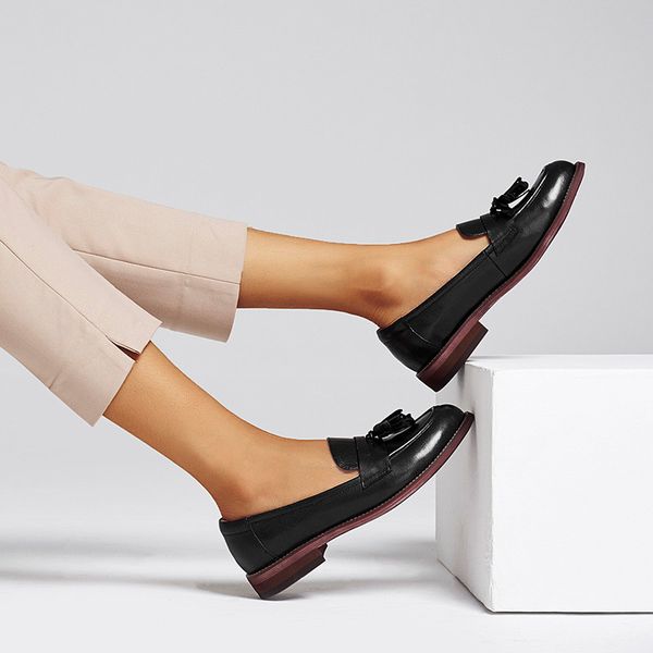 beautoday loafers women tassels genuine leather slip ons sheepskin pointed toe lady flats casual shoes handmade 27075 201105, Black
beautoday loafers women tassels genuine leather slip ons sheepskin pointed toe lady flats casual shoes handmade 27075 201105, Black