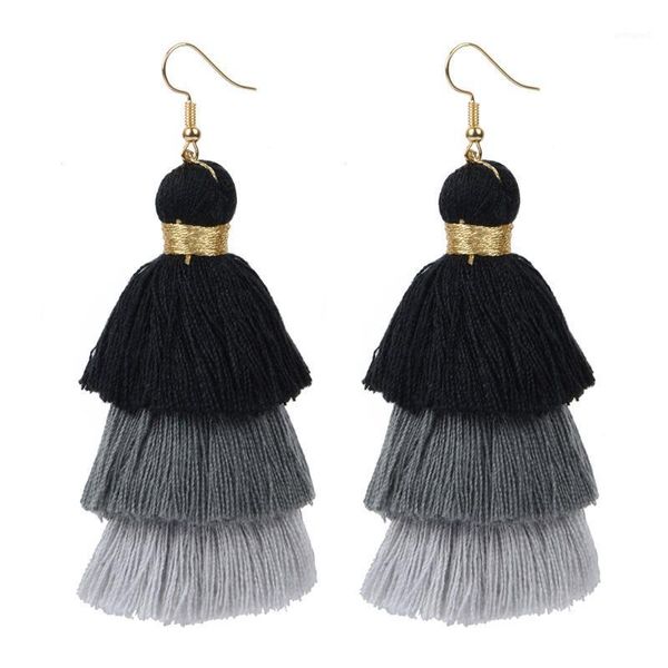 dangle & chandelier 8 colors 3 layers ethnic style statement tassel earrings bohemian velvet drop long earring women boho jewelry1, Silver
dangle & chandelier 8 colors 3 layers ethnic style statement tassel earrings bohemian velvet drop long earring women boho jewelry1, Silver