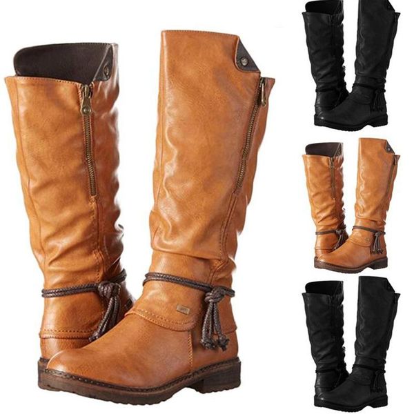 boots women's autumn mid-calf woman retro pu leather wear-resistant rubber for women waterproof ladies shoes, Black
boots women's autumn mid-calf woman retro pu leather wear-resistant rubber for women waterproof ladies shoes, Black