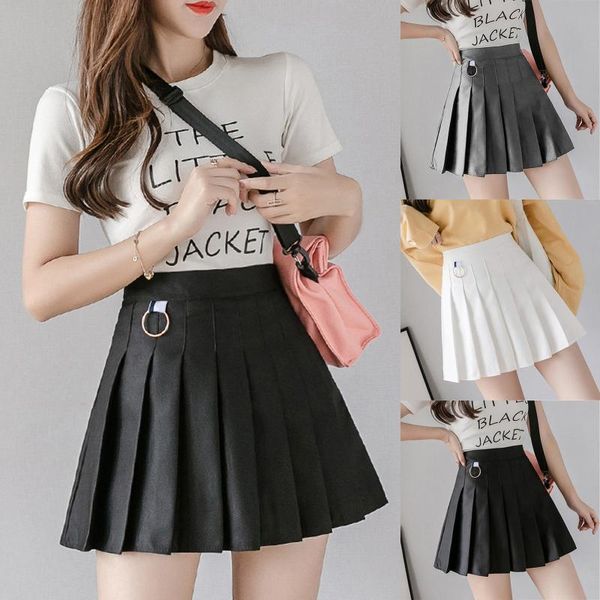 1pc skirt ladies fashion japanese and korean style pull ring a-line high waist culottes short skirt pleated c50, Black
1pc skirt ladies fashion japanese and korean style pull ring a-line high waist culottes short skirt pleated c50, Black