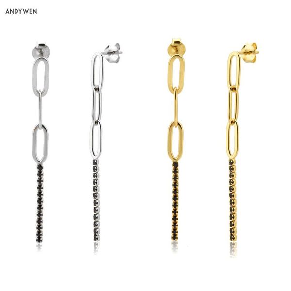 dangle & chandelier andywen 925 sterling silver gold ovals chain zircon splice drop earring piercing ohrringe pendiente locker jewelry for p
dangle & chandelier andywen 925 sterling silver gold ovals chain zircon splice drop earring piercing ohrringe pendiente locker jewelry for p