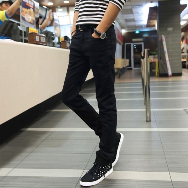 pzsm9 stretch jeans men's slim fit feet black casual men's pants fashion jeans jeanspants and trousers straight korean jeansbrand, Blue
pzsm9 stretch jeans men's slim fit feet black casual men's pants fashion jeans jeanspants and trousers straight korean jeansbrand, Blue
