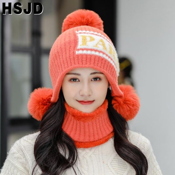 beanie/skull caps hat women 2021 cute three pompom knitted scarf 2 pieces set winter hats for ear neck warmer letter skullies beanies, Blue;gray
beanie/skull caps hat women 2021 cute three pompom knitted scarf 2 pieces set winter hats for ear neck warmer letter skullies beanies, Blue;gray