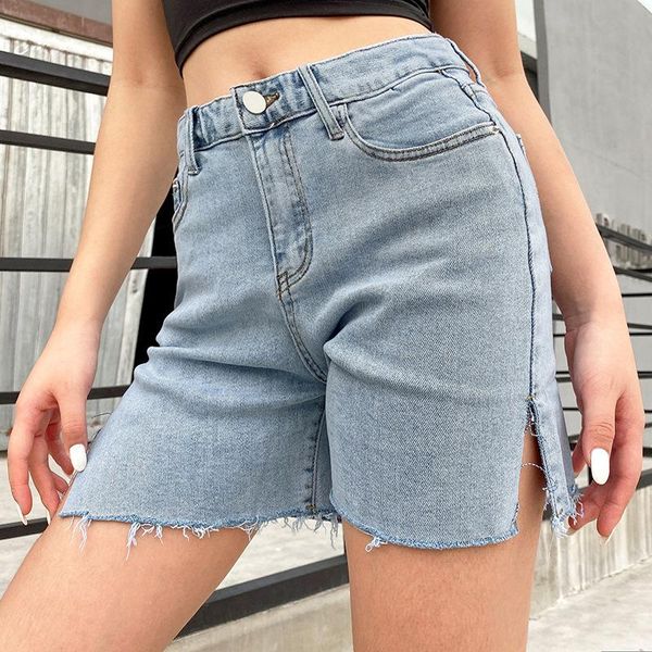 women's jeans 2021 arrival female fashion summer women denim high waists unilateral split blue solid night club shorts
women's jeans 2021 arrival female fashion summer women denim high waists unilateral split blue solid night club shorts