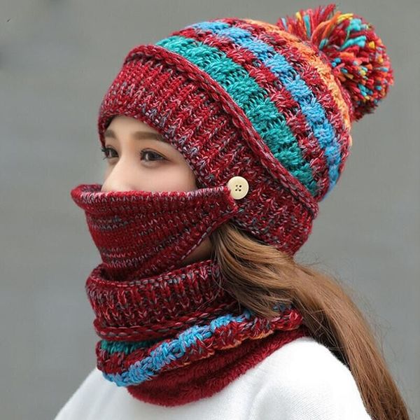 autumn winter hat and scarf sets for women's hat thick warm knitted beanies for girls fur ball skullies thick female beanie y201024, Blue;gray
autumn winter hat and scarf sets for women's hat thick warm knitted beanies for girls fur ball skullies thick female beanie y201024, Blue;gray