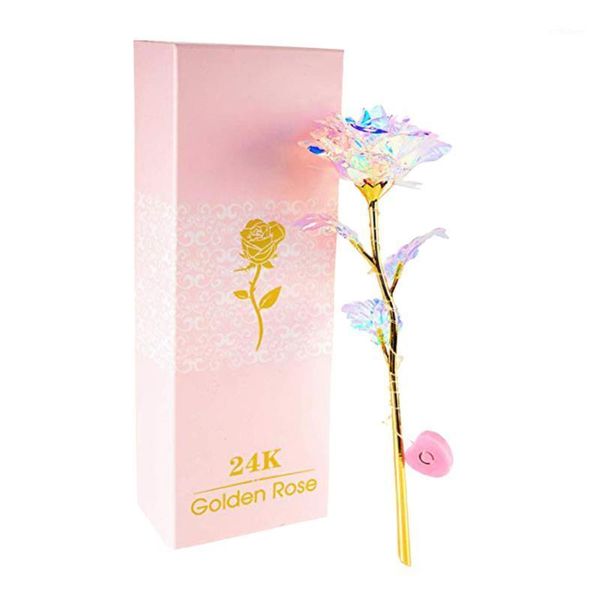 simulation eternity 24k gold foil rose flower rainbow valentine's day romantic flower wedding gift beautiful led1
simulation eternity 24k gold foil rose flower rainbow valentine's day romantic flower wedding gift beautiful led1