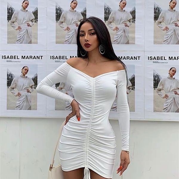 xibani tube fall clothes for women bodycon dress long sleeve vestidos women club outfits party dresses white lj201209, White;black
xibani tube fall clothes for women bodycon dress long sleeve vestidos women club outfits party dresses white lj201209, White;black