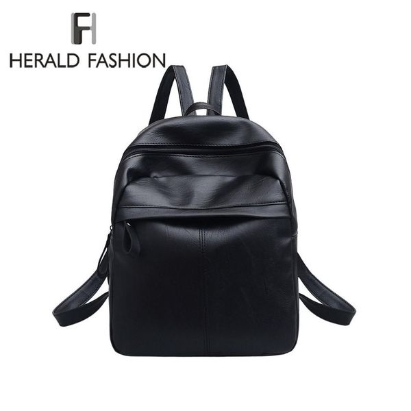 herald fashion quality pu leather women backpack fashion solid school bags for teenager girls casual women black backpacks bbyrpu alice_bag
herald fashion quality pu leather women backpack fashion solid school bags for teenager girls casual women black backpacks bbyrpu alice_bag