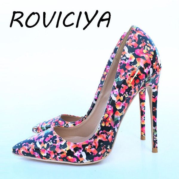 dress shoes fashion pointed toe high-heeled exquisite printing elegant single 12cm high heel ladies party qp043 roviciya, Black
dress shoes fashion pointed toe high-heeled exquisite printing elegant single 12cm high heel ladies party qp043 roviciya, Black