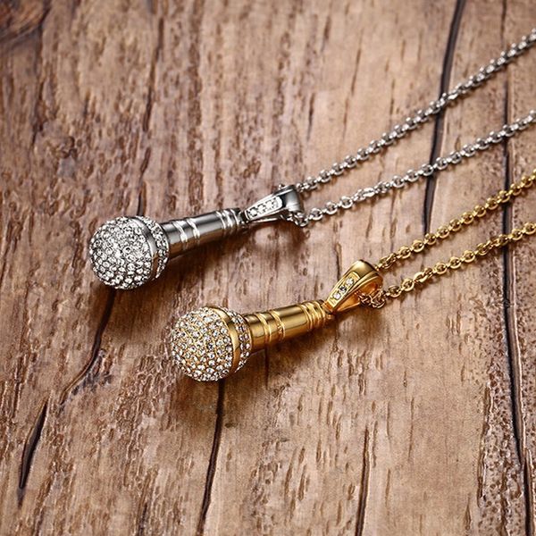 ruiyi stainless tee16 necklace sell popular single women man 41mm microphone shape gold color lover gift women jewelry 201014, Silver
ruiyi stainless tee16 necklace sell popular single women man 41mm microphone shape gold color lover gift women jewelry 201014, Silver