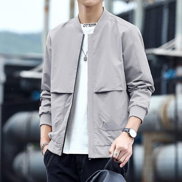 men's trench coats oloey trend thin jacket spring and autumn casual handsome all-match korean style slim-fit stand-up collar baseball u, Tan;black
men's trench coats oloey trend thin jacket spring and autumn casual handsome all-match korean style slim-fit stand-up collar baseball u, Tan;black