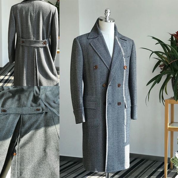 зима мужчина outfit сшитого tuxedos one piece зубчатого отворот пальто вскользь двойная кнопка harringbone пальто, Black;gray
зима мужчина outfit сшитого tuxedos one piece зубчатого отворот пальто вскользь двойная кнопка harringbone пальто, Black;gray