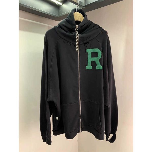 men's jackets raf simons heavy industry flocking towel embroidered washing knife cut broken cuban chain zipper shirt loose profile swea, Black;brown
men's jackets raf simons heavy industry flocking towel embroidered washing knife cut broken cuban chain zipper shirt loose profile swea, Black;brown