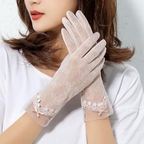 womens silk bowknot slip sunscreen outdoor breathable gloves touch screen summer driving gloves luvas guantes handschoenen, Blue;gray
womens silk bowknot slip sunscreen outdoor breathable gloves touch screen summer driving gloves luvas guantes handschoenen, Blue;gray