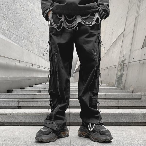 men's pants aprilmomo 2021 autumn and winter loose mopping trendy brand dark straight casual, Black
men's pants aprilmomo 2021 autumn and winter loose mopping trendy brand dark straight casual, Black