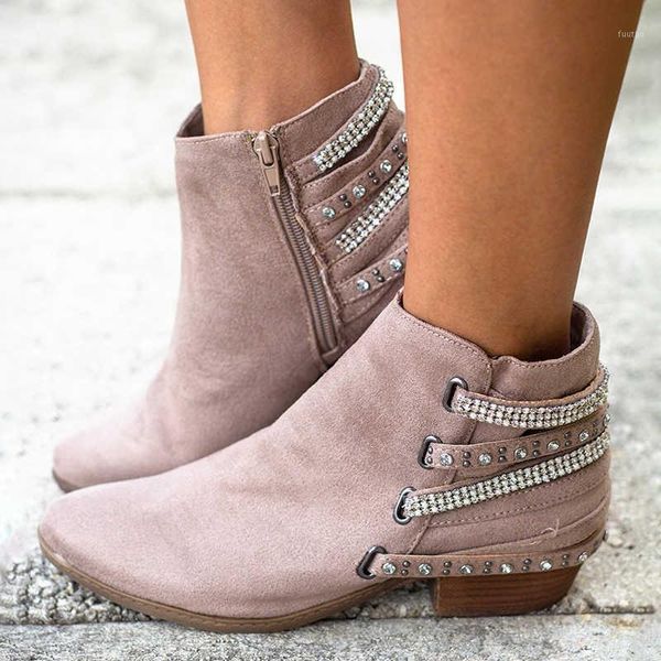 women ankle boots low heels autumn pu leather warm shoes plus size gladiator shiny crystal booties woman mujer zapatos d19681, Black
women ankle boots low heels autumn pu leather warm shoes plus size gladiator shiny crystal booties woman mujer zapatos d19681, Black