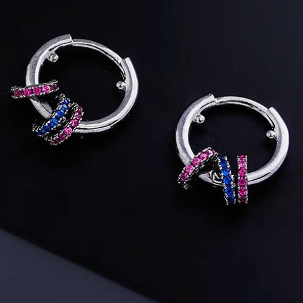 hoop & huggie charm 1 pair hip hop colorful cz stone paved bling out 3 circles earrings for men women fashion jewelry, Golden;silver
hoop & huggie charm 1 pair hip hop colorful cz stone paved bling out 3 circles earrings for men women fashion jewelry, Golden;silver