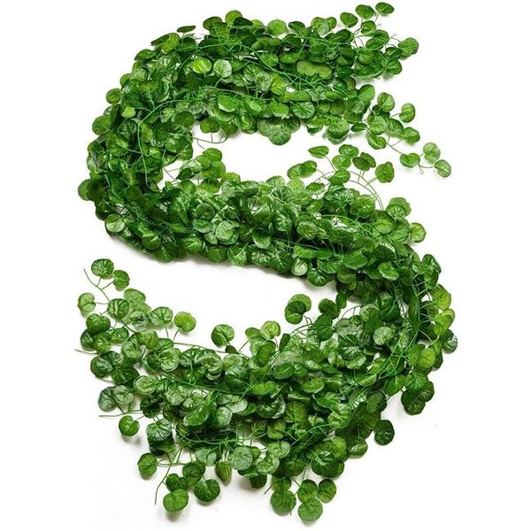 artificial vine greenery garland faux silk green leaf hanging vines fake plants for wedding backdrop decoration
artificial vine greenery garland faux silk green leaf hanging vines fake plants for wedding backdrop decoration