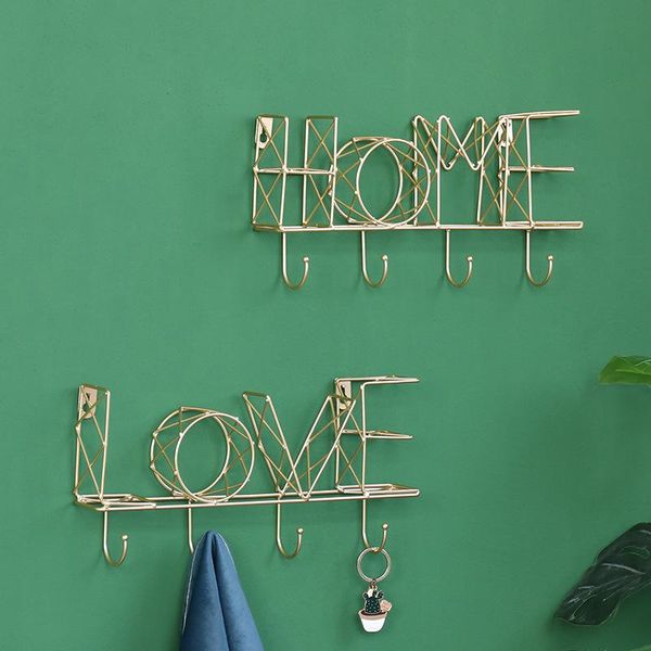 the factory directly supplies the nordic wrought iron letters wall decoration coat hooks for hanging creative home wall key rack
the factory directly supplies the nordic wrought iron letters wall decoration coat hooks for hanging creative home wall key rack