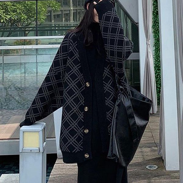 women's knits & tees 2021 spring and autumn loose v-neck knitted cardigan coat net red lazy wind sweater, White
women's knits & tees 2021 spring and autumn loose v-neck knitted cardigan coat net red lazy wind sweater, White