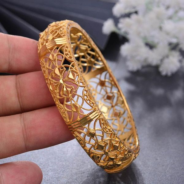 wando 1pcs/lot trendy arab dubai gold color bangles for women wedding africa jewelry bracelet jewelry ethiopian halloween gift, Black
wando 1pcs/lot trendy arab dubai gold color bangles for women wedding africa jewelry bracelet jewelry ethiopian halloween gift, Black