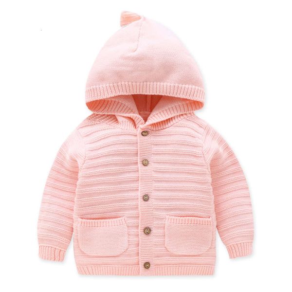 knitted cotton hooded baby cardigan autumn and winter children's pure color sweater, Blue
knitted cotton hooded baby cardigan autumn and winter children's pure color sweater, Blue