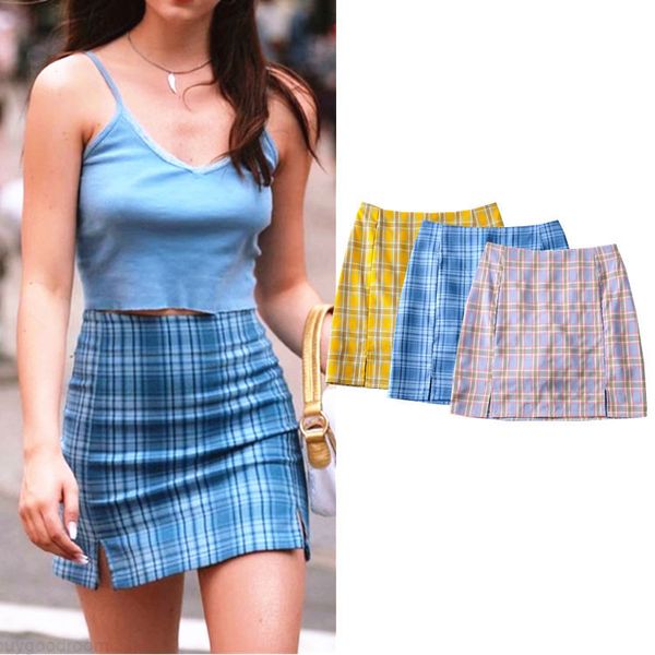 womens fashion summer plaid skirts streetwear slim a-line skirt colorful high waist mini skirts female dresses, Black
womens fashion summer plaid skirts streetwear slim a-line skirt colorful high waist mini skirts female dresses, Black
