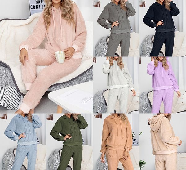 women's tracksuits women autumn winter sweatshirt hoodie pants plush two piece outfit tracksuit suits warm clothing sets, Gray
women's tracksuits women autumn winter sweatshirt hoodie pants plush two piece outfit tracksuit suits warm clothing sets, Gray