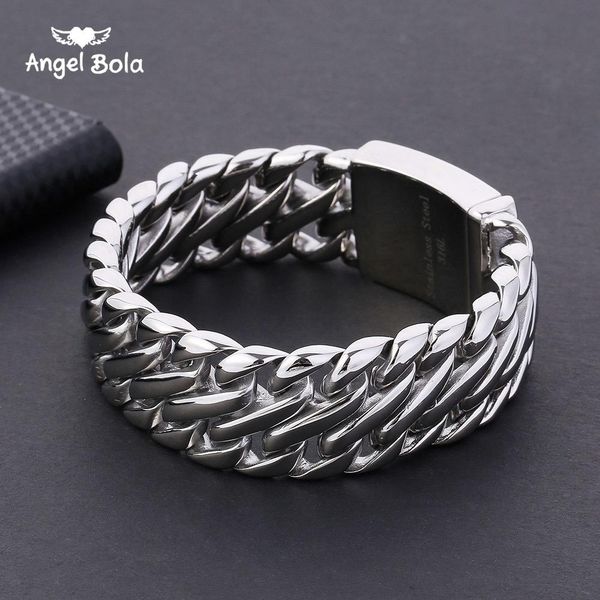 Buddha Bracelet with Double Curb Cuban Chain Bracelet Mens 316L Stainless Steel Wristband Bangle Silver color Tone 23mm C0924
Buddha Bracelet with Double Curb Cuban Chain Bracelet Mens 316L Stainless Steel Wristband Bangle Silver color Tone 23mm C0924