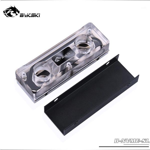 bykski watercooler for m.2 ssd, 2280, 22110 pci-e ssdwater cooling copper block for m.2 solid state drives,g1/4 , b-nvme-sl1 
bykski watercooler for m.2 ssd, 2280, 22110 pci-e ssdwater cooling copper block for m.2 solid state drives,g1/4 , b-nvme-sl1