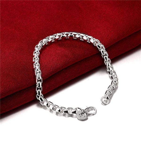creative square chain women men silver color bracelets new high -quality fashion jewelry christmas gifts, Black
creative square chain women men silver color bracelets new high -quality fashion jewelry christmas gifts, Black