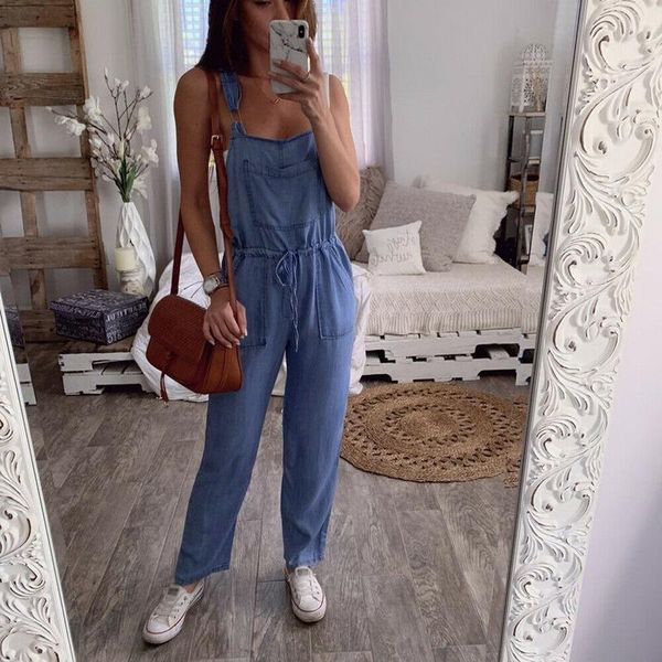 women's jeans 2021 europe and america selling cowboy suspender pants large size solid color, Blue
women's jeans 2021 europe and america selling cowboy suspender pants large size solid color, Blue