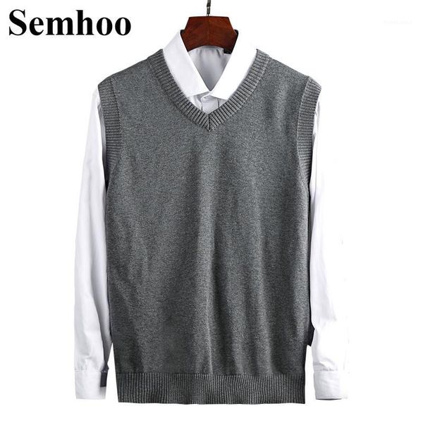 new mens sweaters for 2019 v-neck pure cotton pullover casual no sleeve waistcoat fashion single color soft winter men sweater1, White;black
new mens sweaters for 2019 v-neck pure cotton pullover casual no sleeve waistcoat fashion single color soft winter men sweater1, White;black