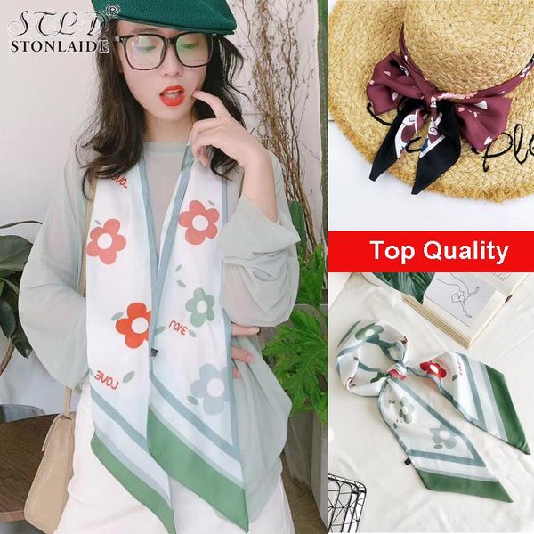 2021New Small long Imitation twill Scarf for women High Quality flower printed bag Ribbon Hair Band Hat decoration travel scarf, Blue;gray
2021New Small long Imitation twill Scarf for women High Quality flower printed bag Ribbon Hair Band Hat decoration travel scarf, Blue;gray