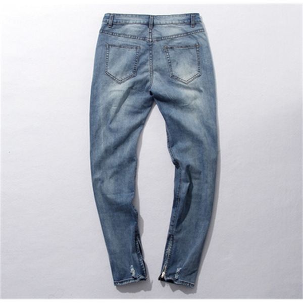 2021 new men's male fashion trousers american stretch ripped jeans slim feet high street beggar pants pencil men 9sgx, Blue
2021 new men's male fashion trousers american stretch ripped jeans slim feet high street beggar pants pencil men 9sgx, Blue