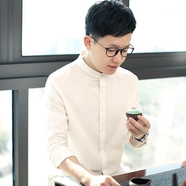 men's casual shirts 2021 autumn long sleeve men's stand collar youth cotton shirt workwear linen slim clothing1, White;black
men's casual shirts 2021 autumn long sleeve men's stand collar youth cotton shirt workwear linen slim clothing1, White;black