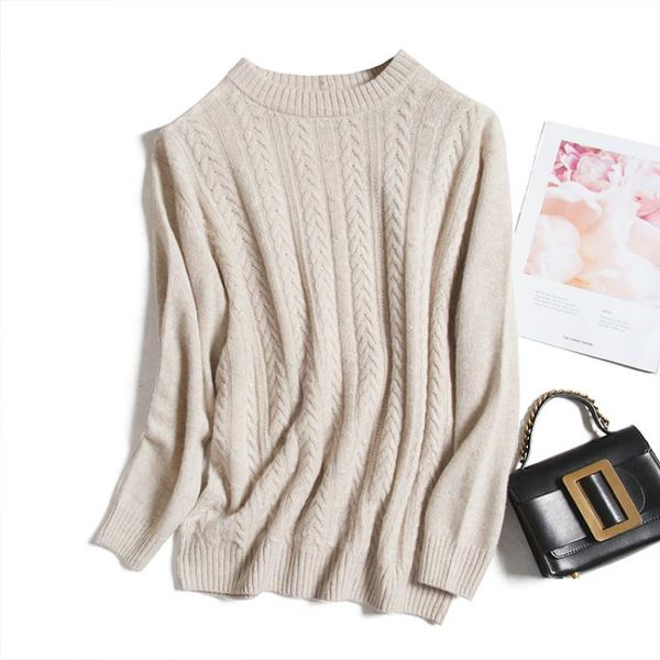96.5% cashmere+3.5% wool women sweater high street o-neck pullover womens winter sweaters 2020 warm sweters for women, White;black
96.5% cashmere+3.5% wool women sweater high street o-neck pullover womens winter sweaters 2020 warm sweters for women, White;black