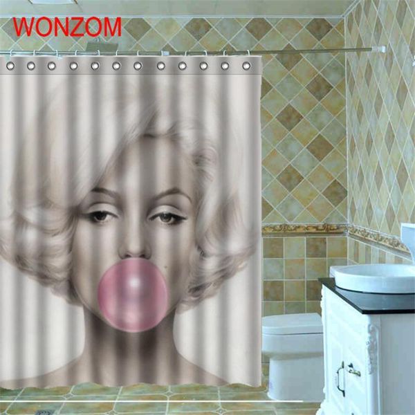 wonzom 1pcs marilyn monroe waterproof shower curtain belle bathroom decor decoration cortina de bano 2020 girl bath curtain gift
wonzom 1pcs marilyn monroe waterproof shower curtain belle bathroom decor decoration cortina de bano 2020 girl bath curtain gift