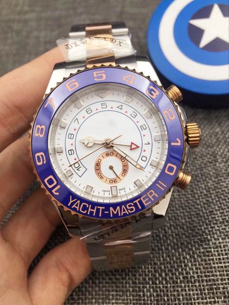 2019 classic watches factory outlet white dial ceramic bezel 44mm sapphire mirror men's watch stainless steel waterproof wristwatches, Slivery;brown
2019 classic watches factory outlet white dial ceramic bezel 44mm sapphire mirror men's watch stainless steel waterproof wristwatches, Slivery;brown