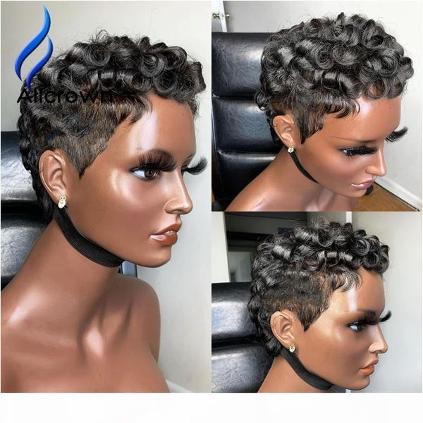 alicrown pixie cut wigs short bob lace front human hair wigs brazilian lace closure wig natural color non-remy middle ration, Black;brown
alicrown pixie cut wigs short bob lace front human hair wigs brazilian lace closure wig natural color non-remy middle ration, Black;brown
