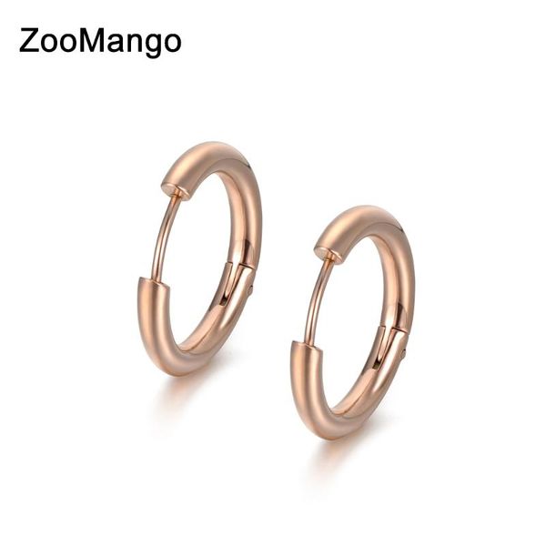 hoop & huggie zoomango trendy titanium steel earrings girl's jewelry simple rose gold circle earring for women boucles d'oreilles, Golden;silver
hoop & huggie zoomango trendy titanium steel earrings girl's jewelry simple rose gold circle earring for women boucles d'oreilles, Golden;silver