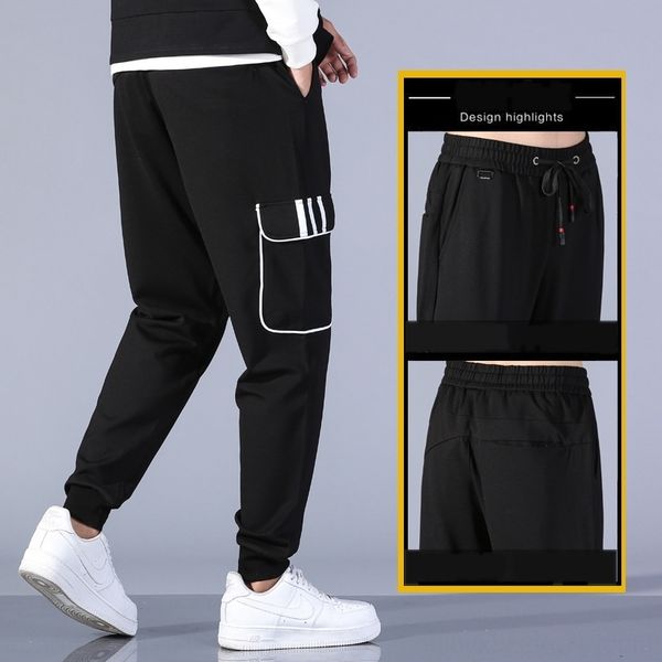 mmgj4 2020 autumn winter trend overalls pantscasual pants men's rib foot print multi elastic nylon overalls casual large bag cotton pan, Blue
mmgj4 2020 autumn winter trend overalls pantscasual pants men's rib foot print multi elastic nylon overalls casual large bag cotton pan, Blue