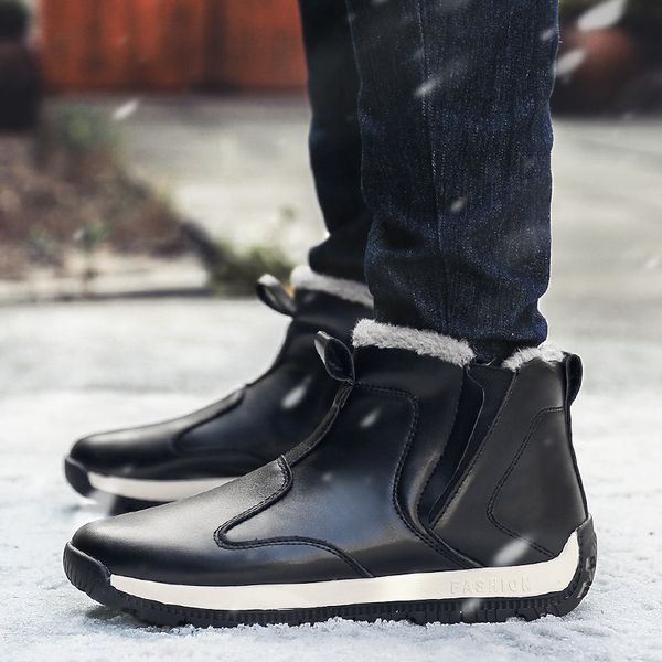 2020 winter men thick with warm skin for stuffed dwaterproof snow boots water shoes njxt, Black
2020 winter men thick with warm skin for stuffed dwaterproof snow boots water shoes njxt, Black